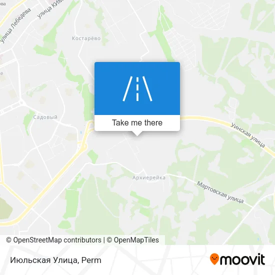 Июльская Улица map