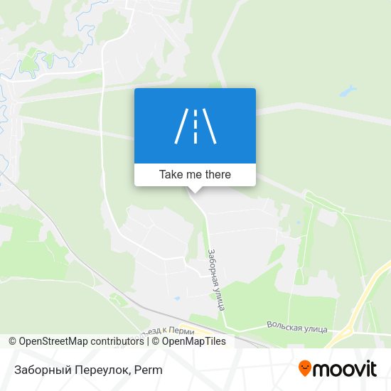 Заборный Переулок map