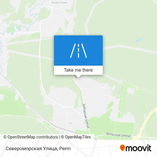 Североморская Улица map
