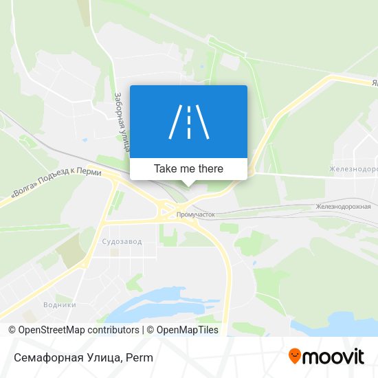 Семафорная Улица map