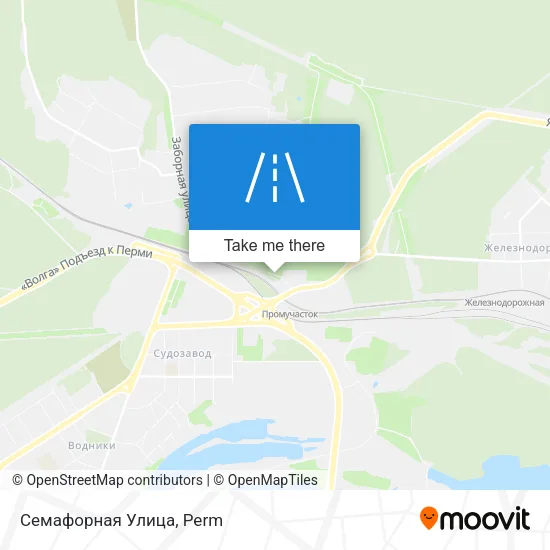 Семафорная Улица map