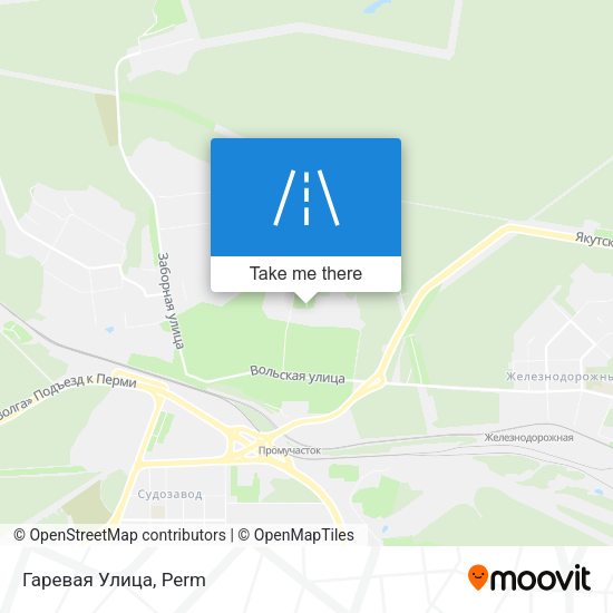 Гаревая Улица map