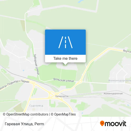 Гаревая Улица map
