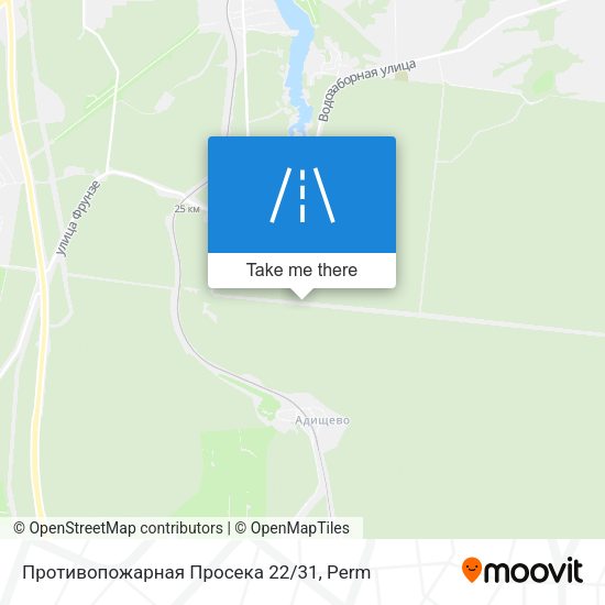 Противопожарная Просека 22/31 map