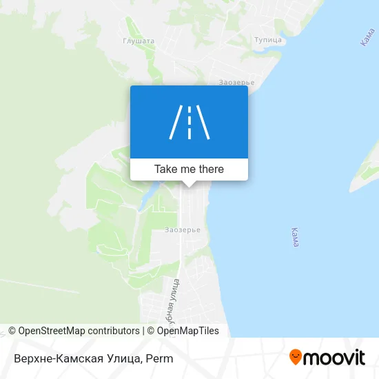 Верхне-Камская Улица map