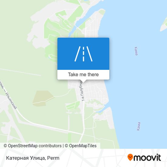 Катерная Улица map