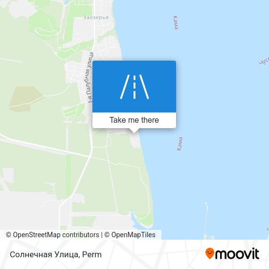 Солнечная Улица map