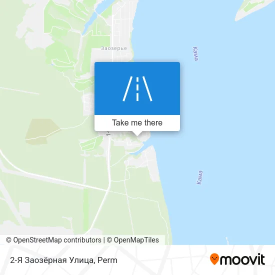 2-Я Заозёрная Улица map