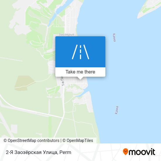 2-Я Заозёрская Улица map