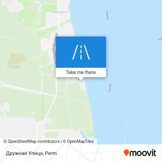 Дружная Улица map