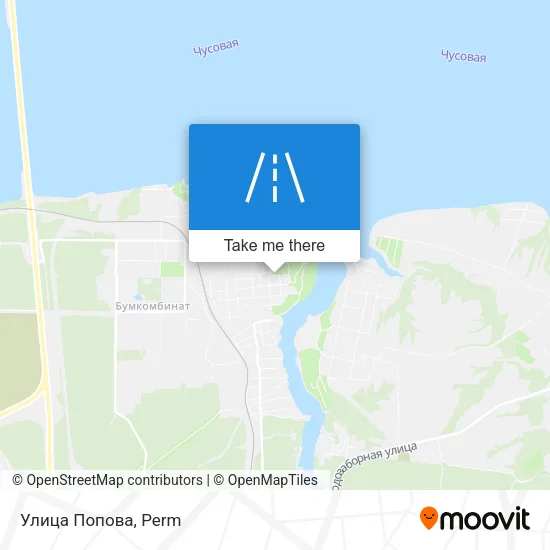 Улица Попова map