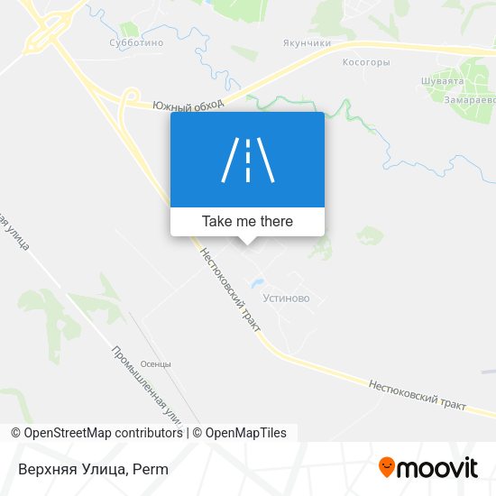 Верхняя Улица map