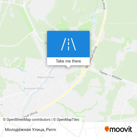 Молодёжная Улица map