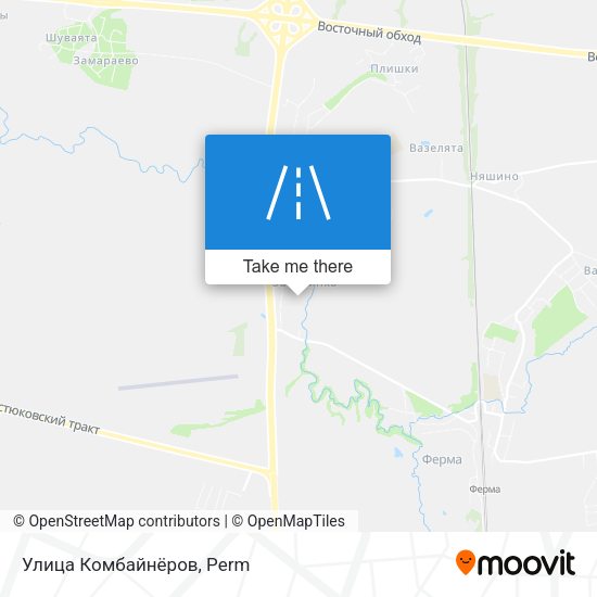 Улица Комбайнёров map