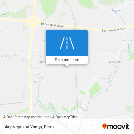Фермерская Улица map