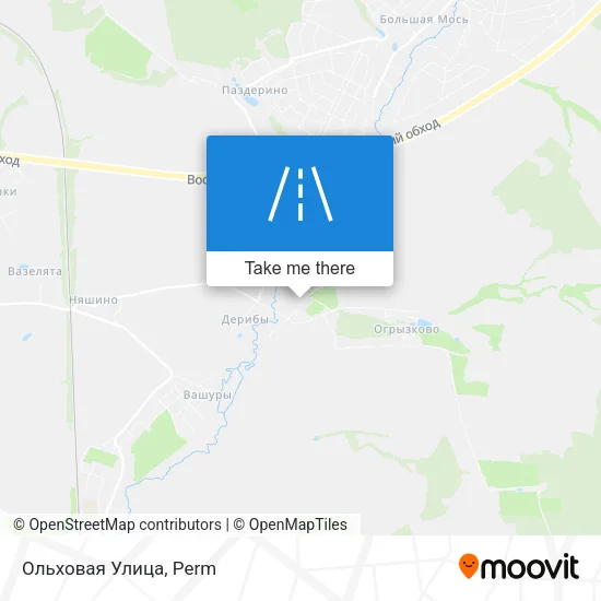 Ольховая Улица map