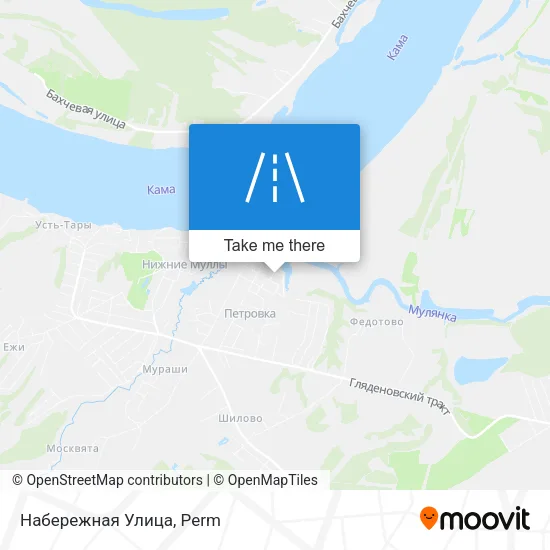 Набережная Улица map