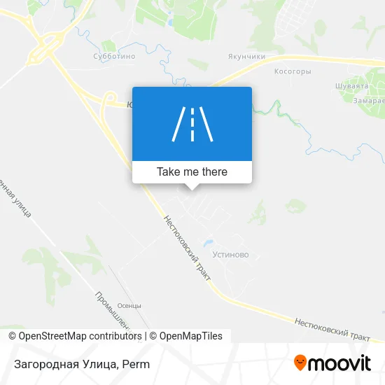 Загородная Улица map
