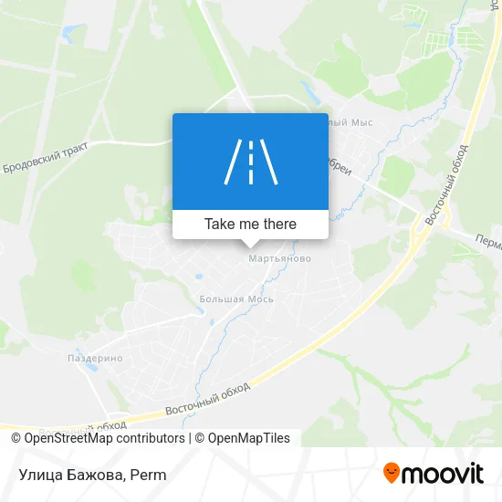 Улица Бажова map