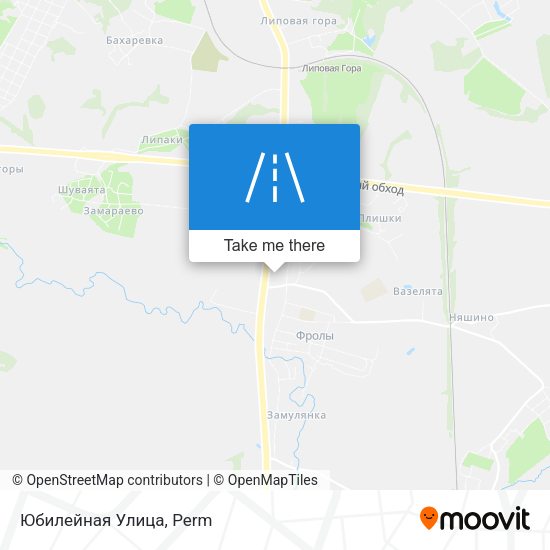 Юбилейная Улица map