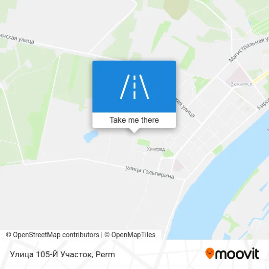 Улица 105-Й Участок map