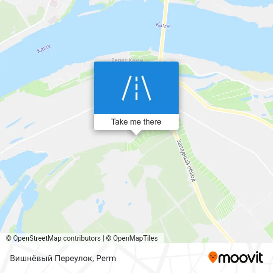 Вишнёвый Переулок map