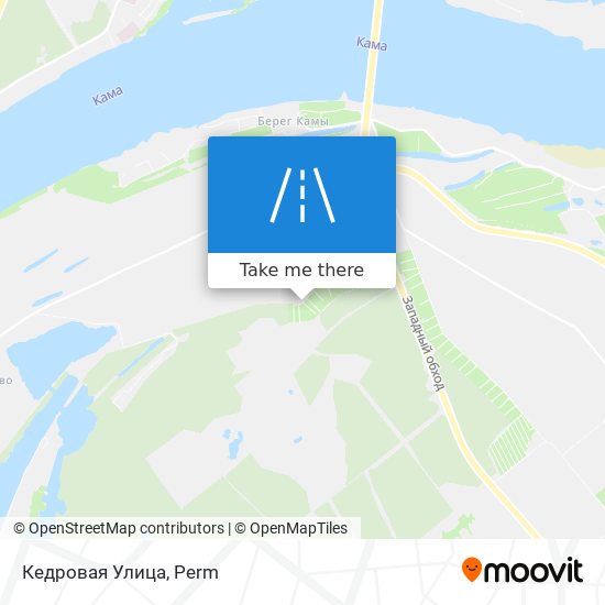 Кедровая Улица map