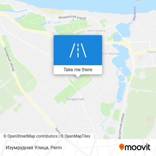 Изумрудная Улица map