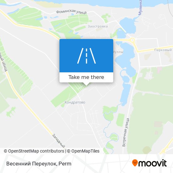 Весенний Переулок map