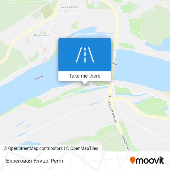 Береговая Улица map