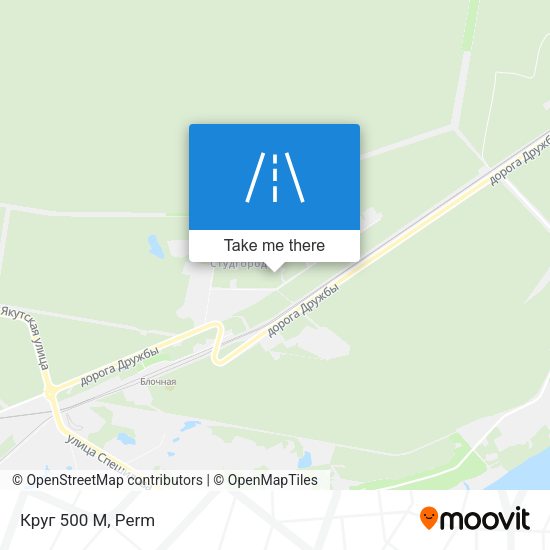Круг 500 М map
