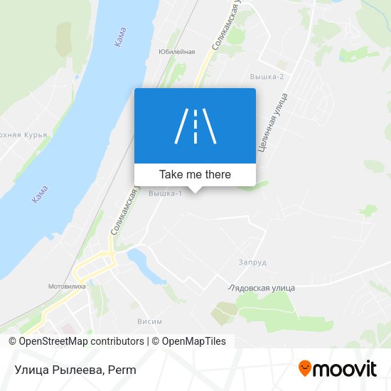 Улица Рылеева map