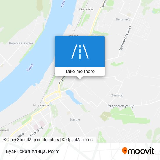 Бузинская Улица map