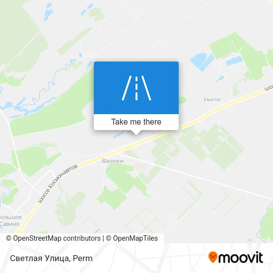 Светлая Улица map