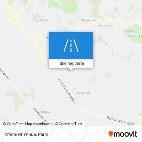 Степная Улица map