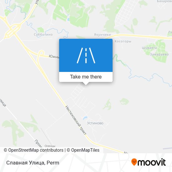 Славная Улица map