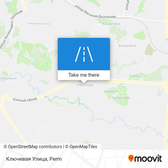 Ключевая Улица map