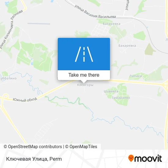 Ключевая Улица map