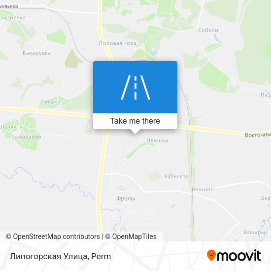 Липогорская Улица map