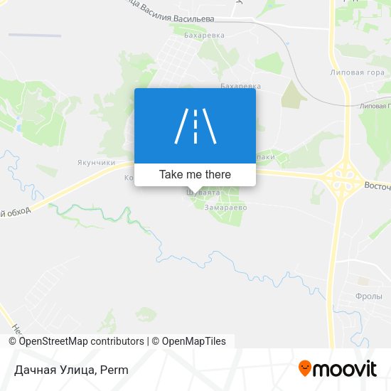 Дачная Улица map