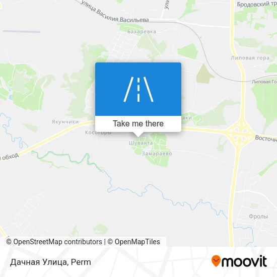 Дачная Улица map