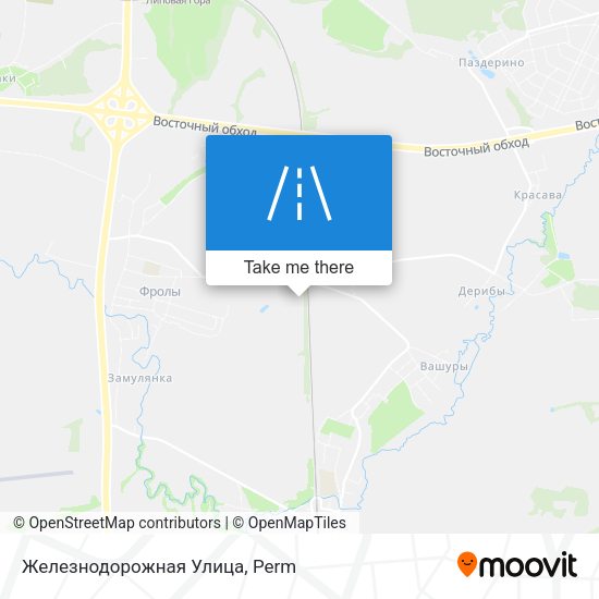 Железнодорожная Улица map