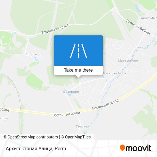 Архитектрная Улица map