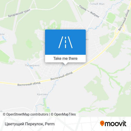 Цветущий Переулок map