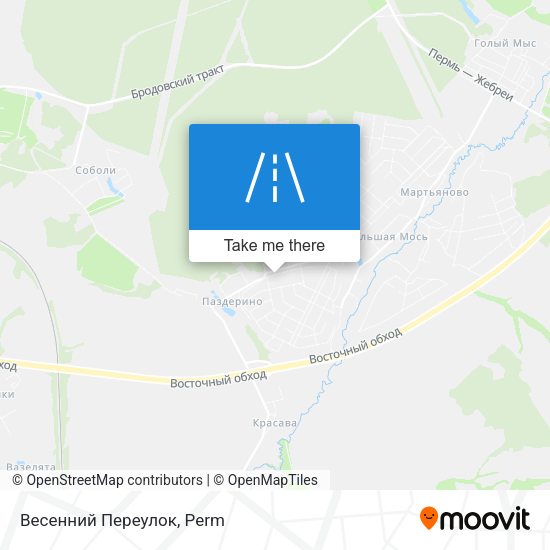 Весенний Переулок map