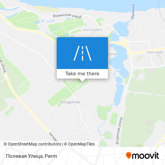 Полевая Улица map