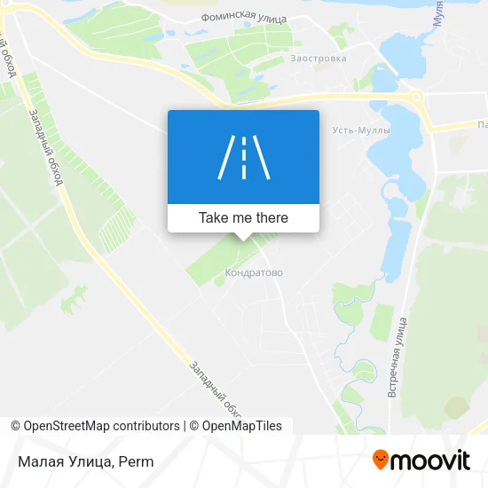 Малая Улица map
