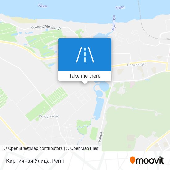 Кирпичная Улица map