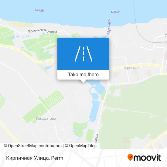 Кирпичная Улица map