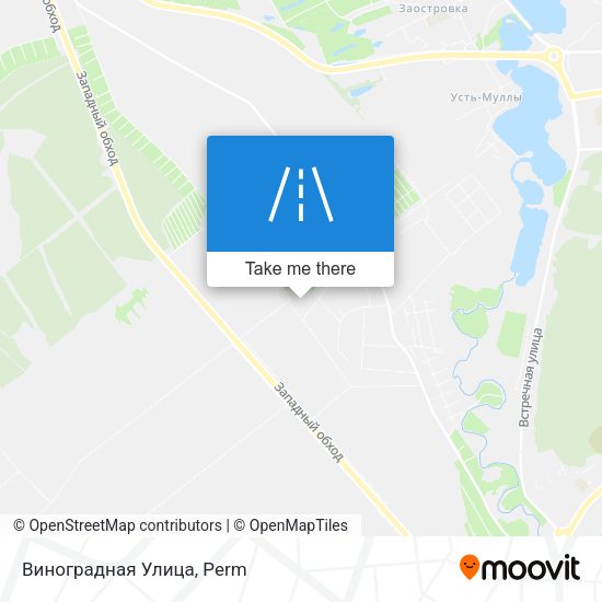 Виноградная Улица map